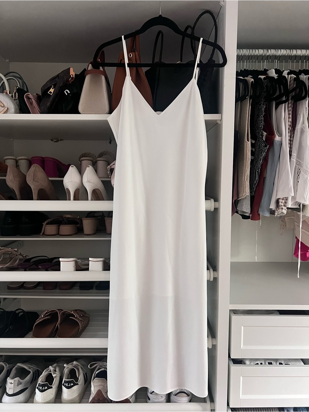 White Midi Dress